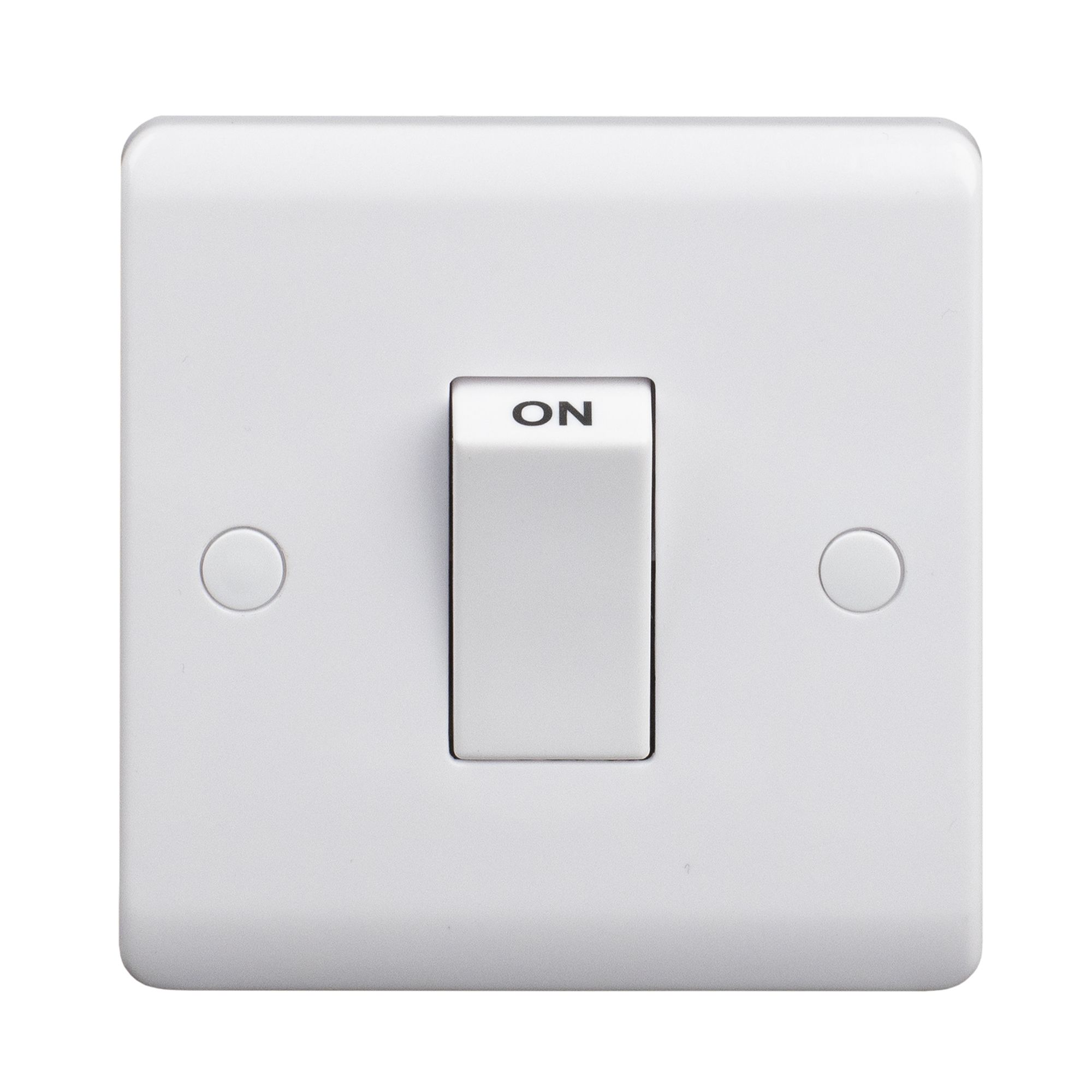 LAP White 45A 2 way 1 gang Raised slim Cooker Switch