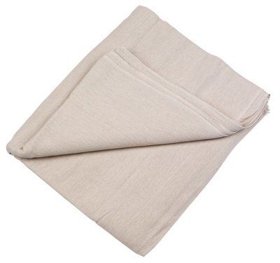 Large Cotton Dust sheet , (L)3.6m x, (W)3.6m