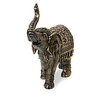 Large Elephant Resin Ornament, Gold effect