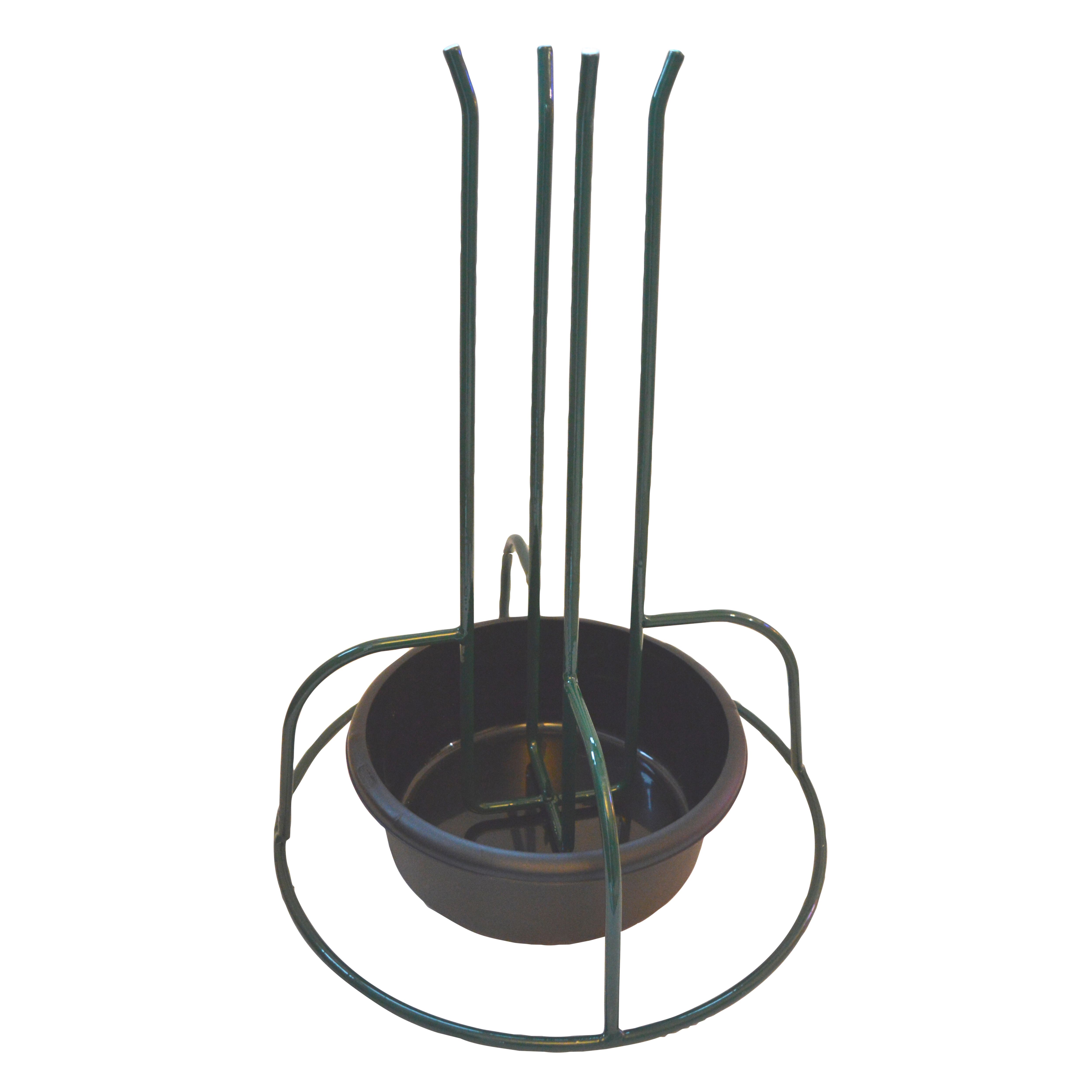 Large Green Metal & plastic Plain Christmas tree stand 65cm