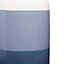 Large Ombre Vase , Blue & cream