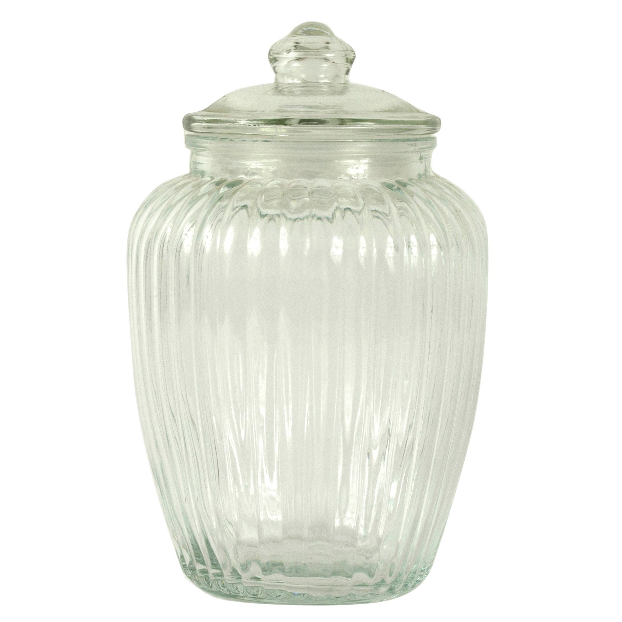 Large Vintage Glass Jar, Clear DIY at B&Q
