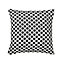 Larinar Spotted Black & white Cushion (L)50cm x (W)50cm