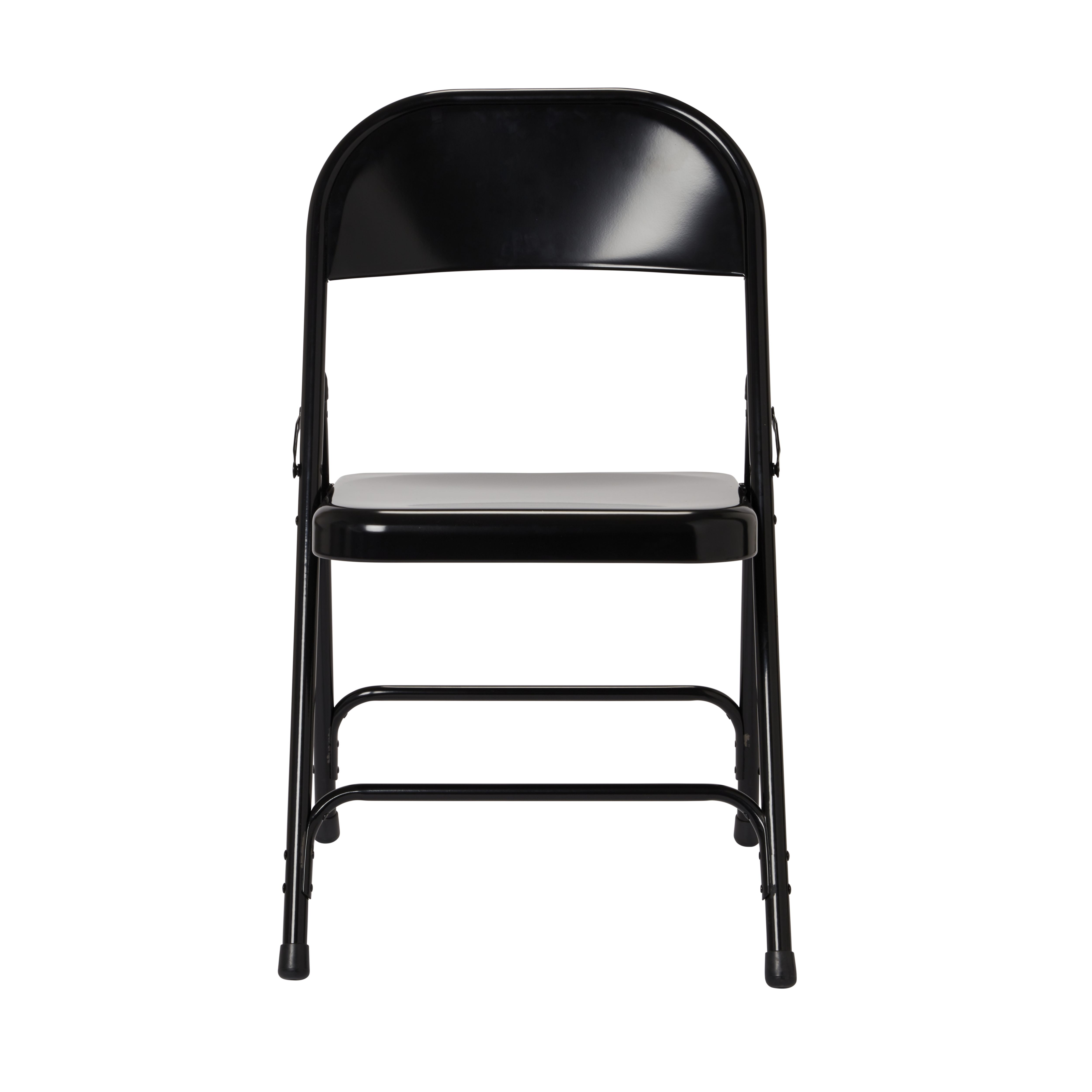 Lasana Black Folding chair H 790mm W 470mm D 450mm DIY at B Q