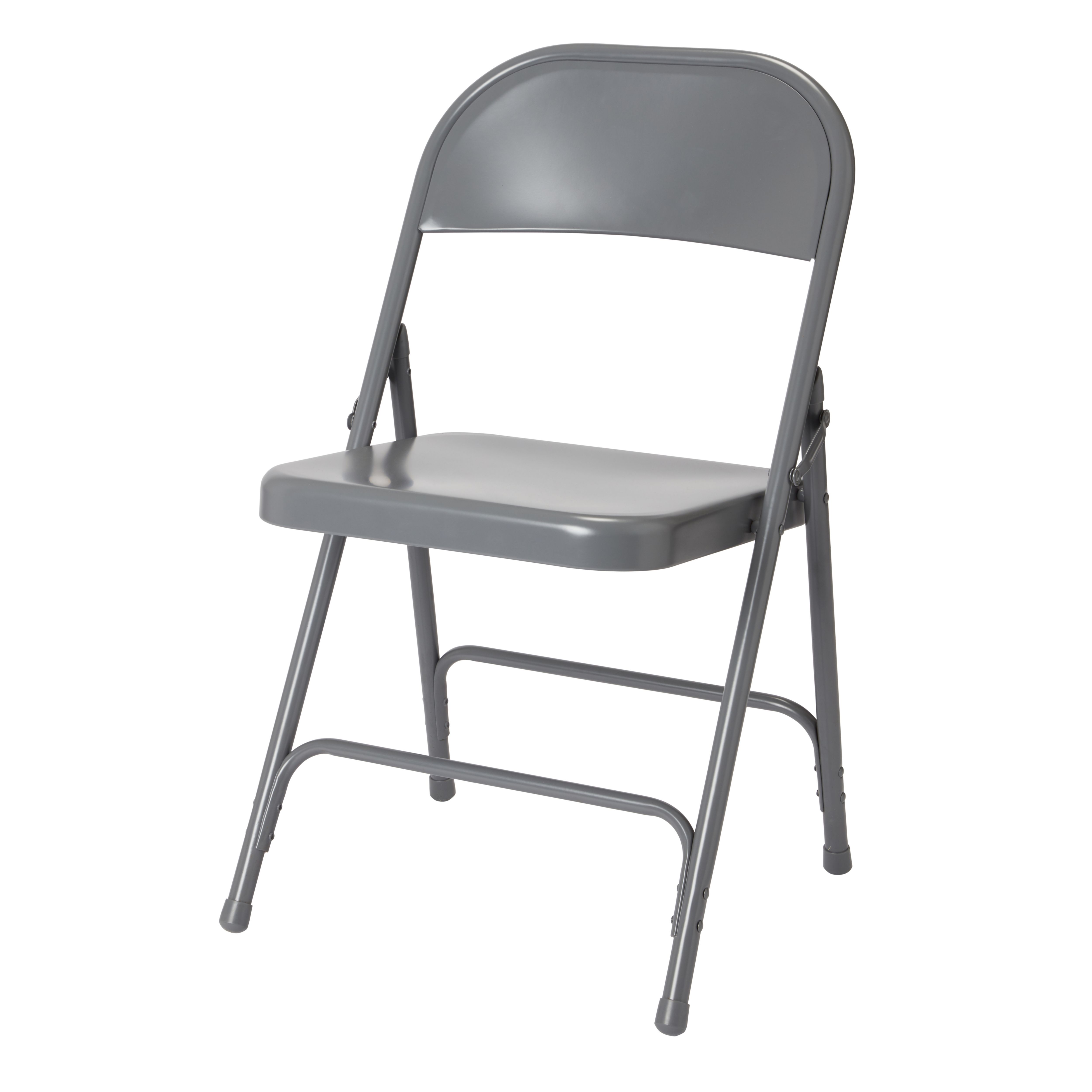 Lasana Dark grey Folding chair H 790mm W 470mm D 450mm DIY at B Q