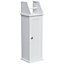 Lassic Hayle Matt White Freestanding Toilet roll holder & cupboard (H)680mm (W)205mm