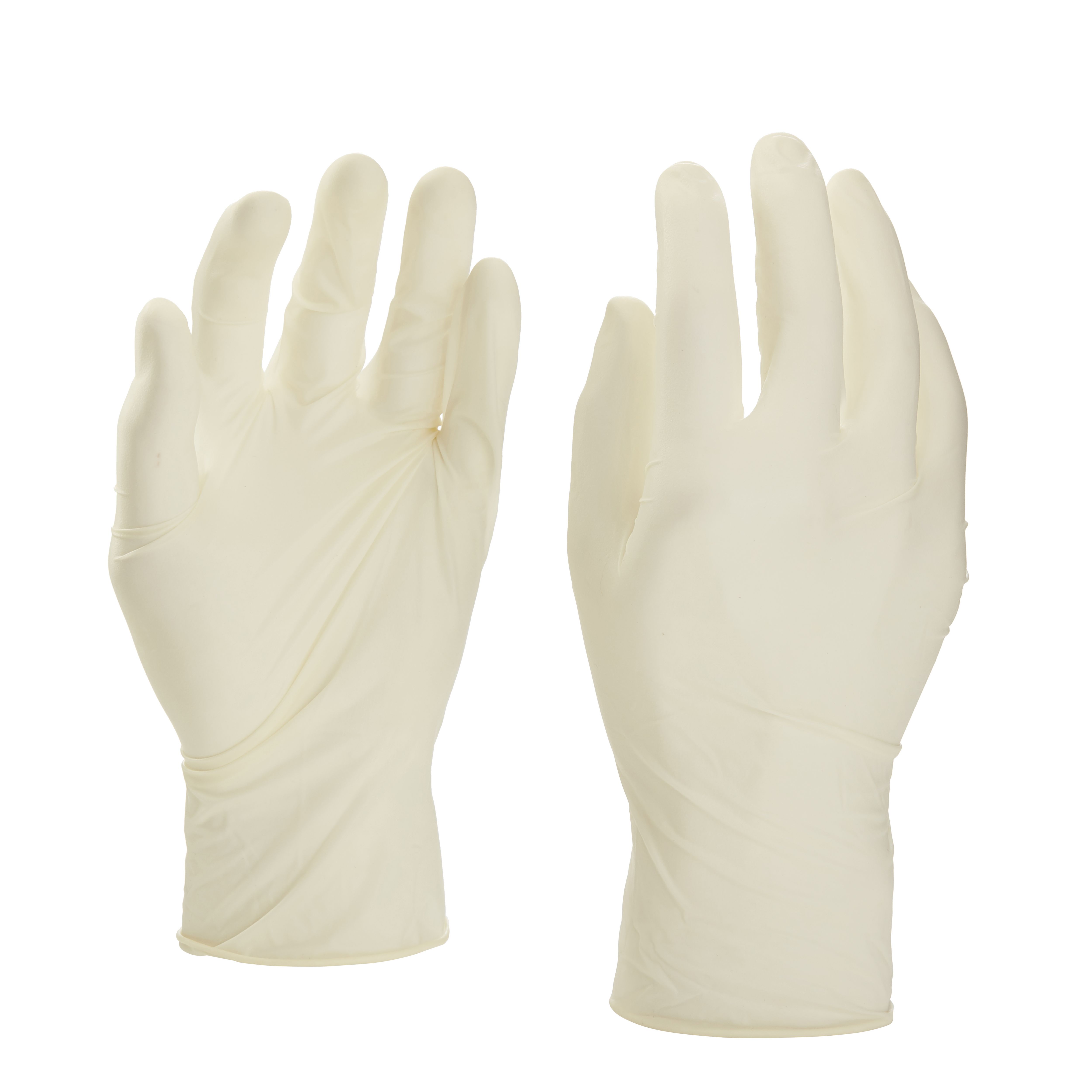 Latex Disposable gloves, Large DIY at B&Q
