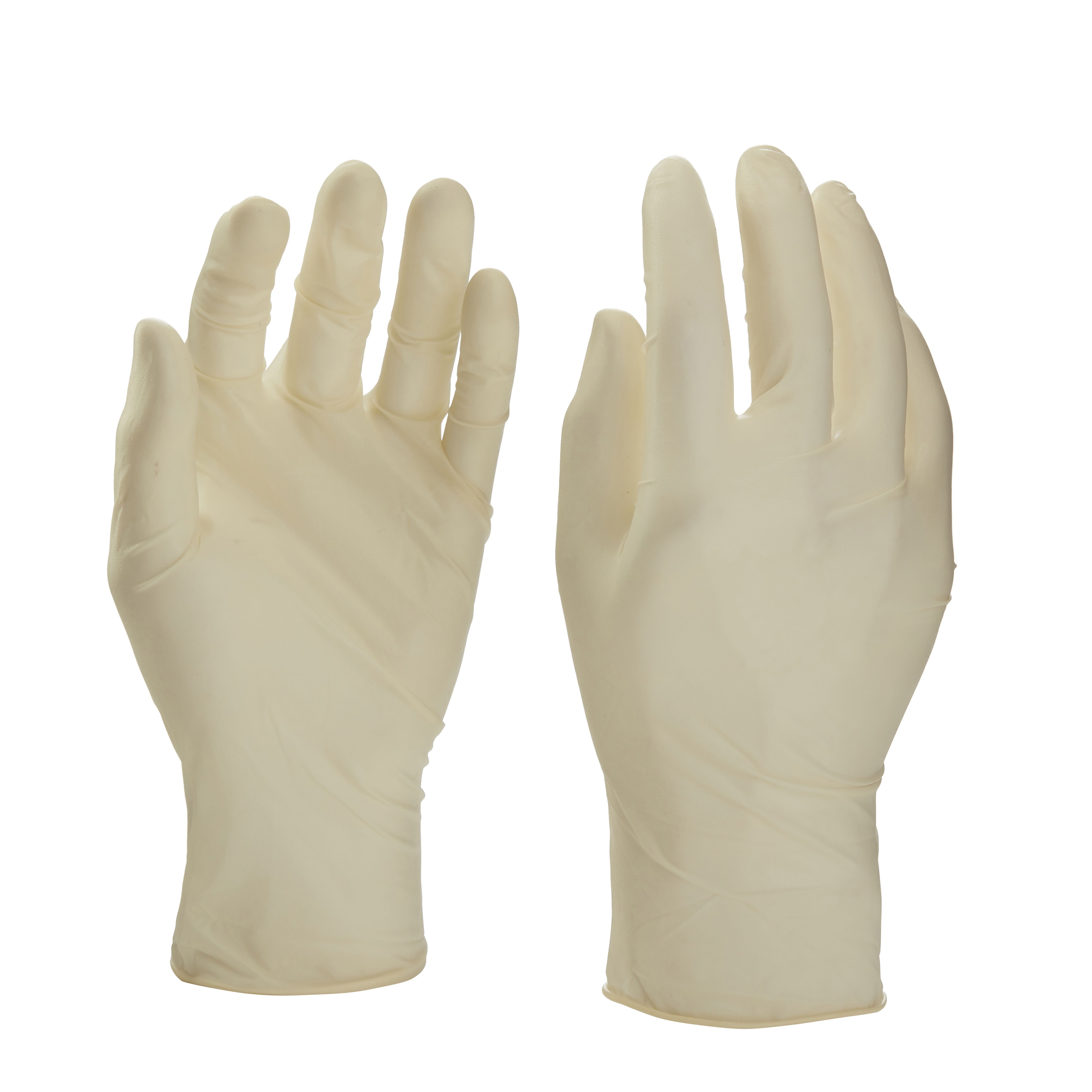 Disposable latex on sale gloves small