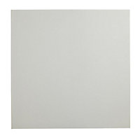 Latinie White Gloss Plain Porcelain Wall & floor Tile Sample