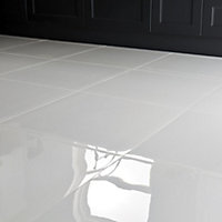 Latinie White Porcelain Wall & floor Tile Sample