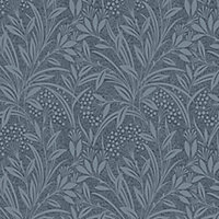 Laura Ashley Barley Dusky seaspray Leaf Smooth Wallpaper