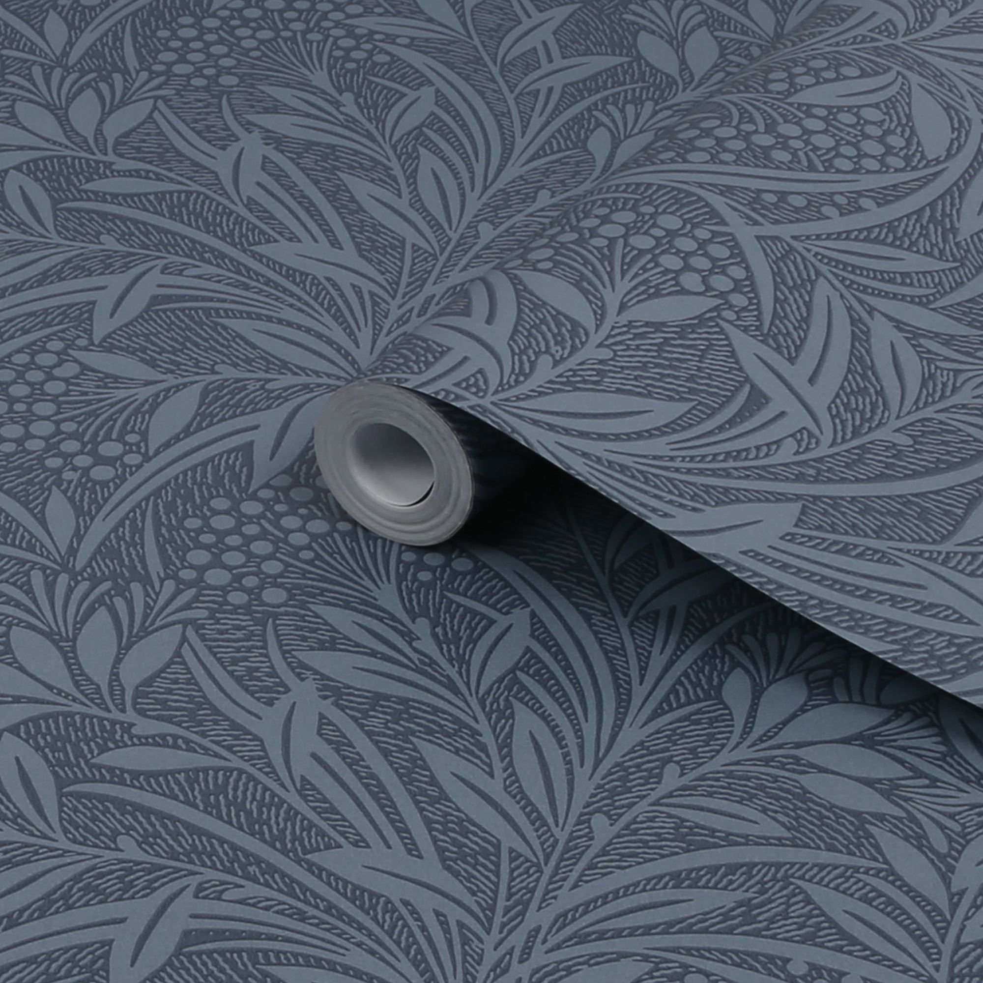 Laura Ashley Barley Dusky seaspray Leaf Smooth Wallpaper