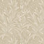 Laura Ashley Barley Neutral Leaf Smooth Wallpaper Sample