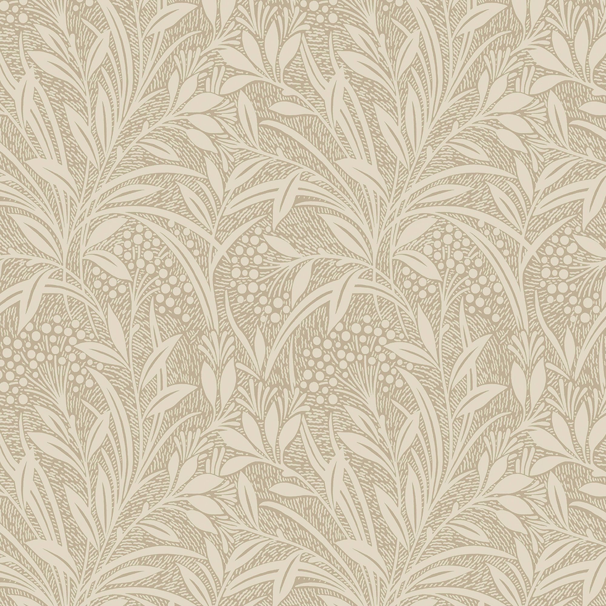 Laura Ashley Barley Neutral Leaf Smooth Wallpaper DIY at B&Q