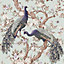 Laura Ashley Belvedere Duck egg Peacock Smooth Wallpaper Sample