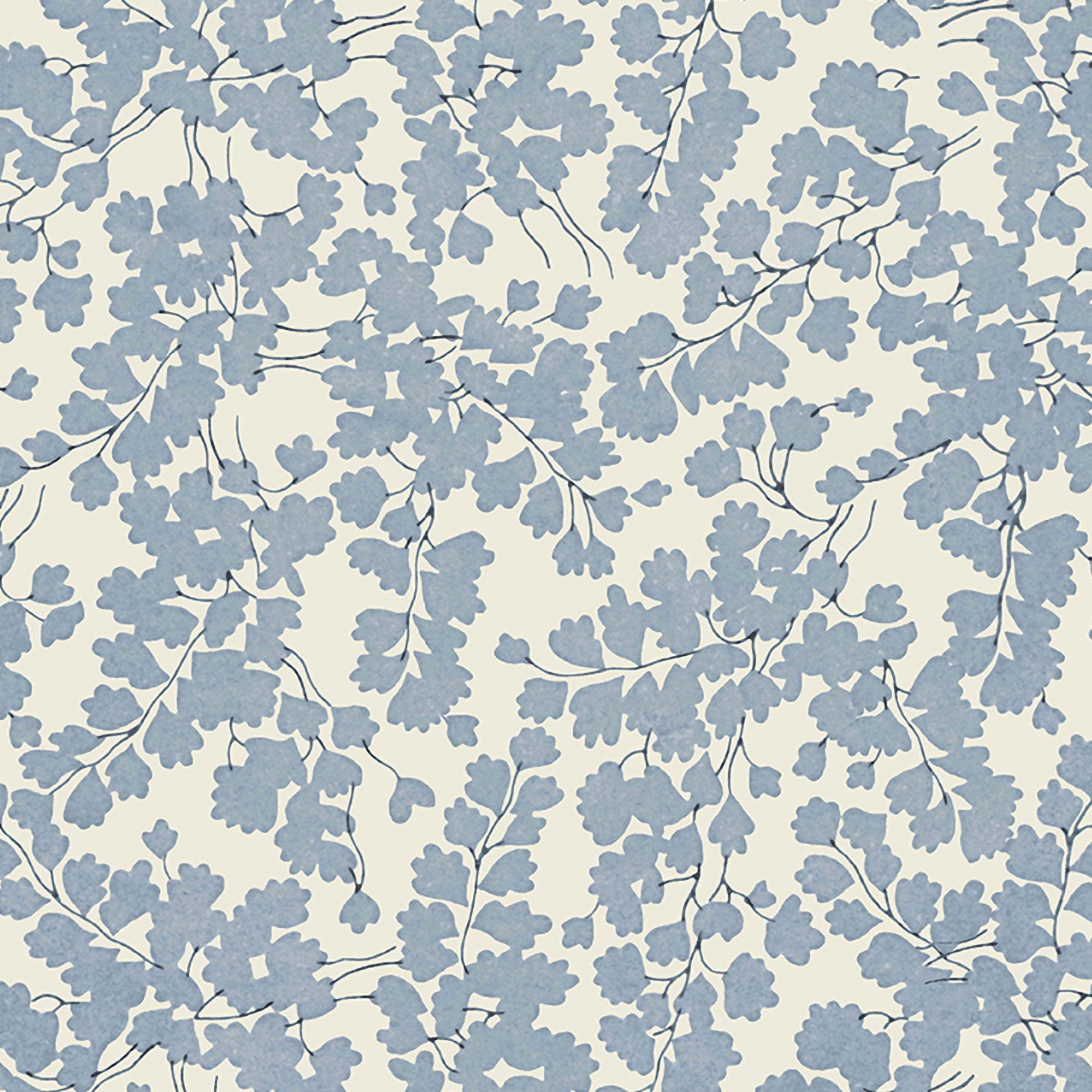 Laura Ashley Blue Cariad Smooth Wallpaper