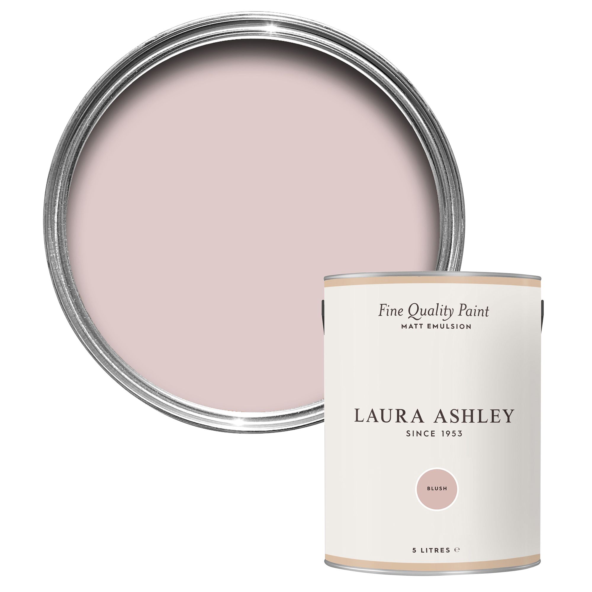 Laura Ashley Blush Matt Emulsion paint, 5L