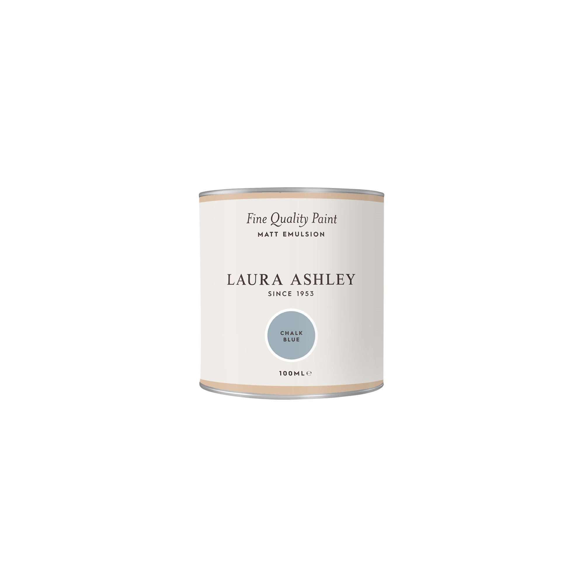 Laura Ashley Chalk Blue Matt Emulsion paint, 100ml