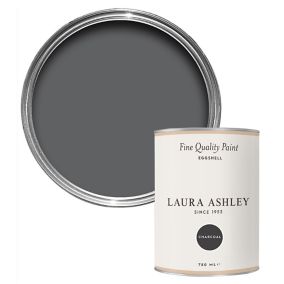 Laura Ashley Charcoal Eggshell Emulsion paint, 750ml