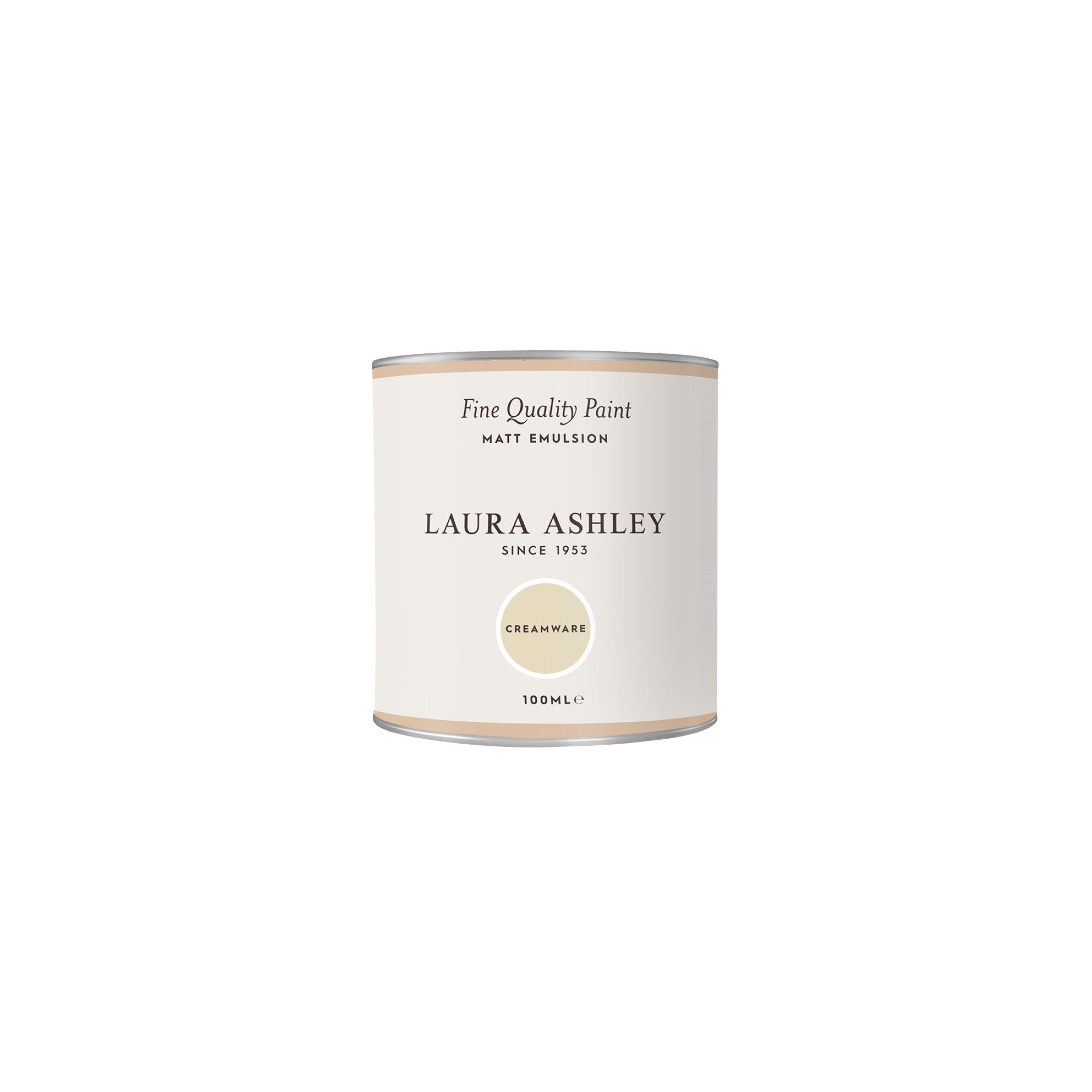 Laura Ashley Creamware Matt Emulsion paint, 100ml
