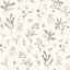 Laura Ashley Crosswell Cream Leaves Smooth Wallpaper