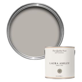 Laura Ashley Dark Dove Grey Matt Emulsion paint, 2.5L