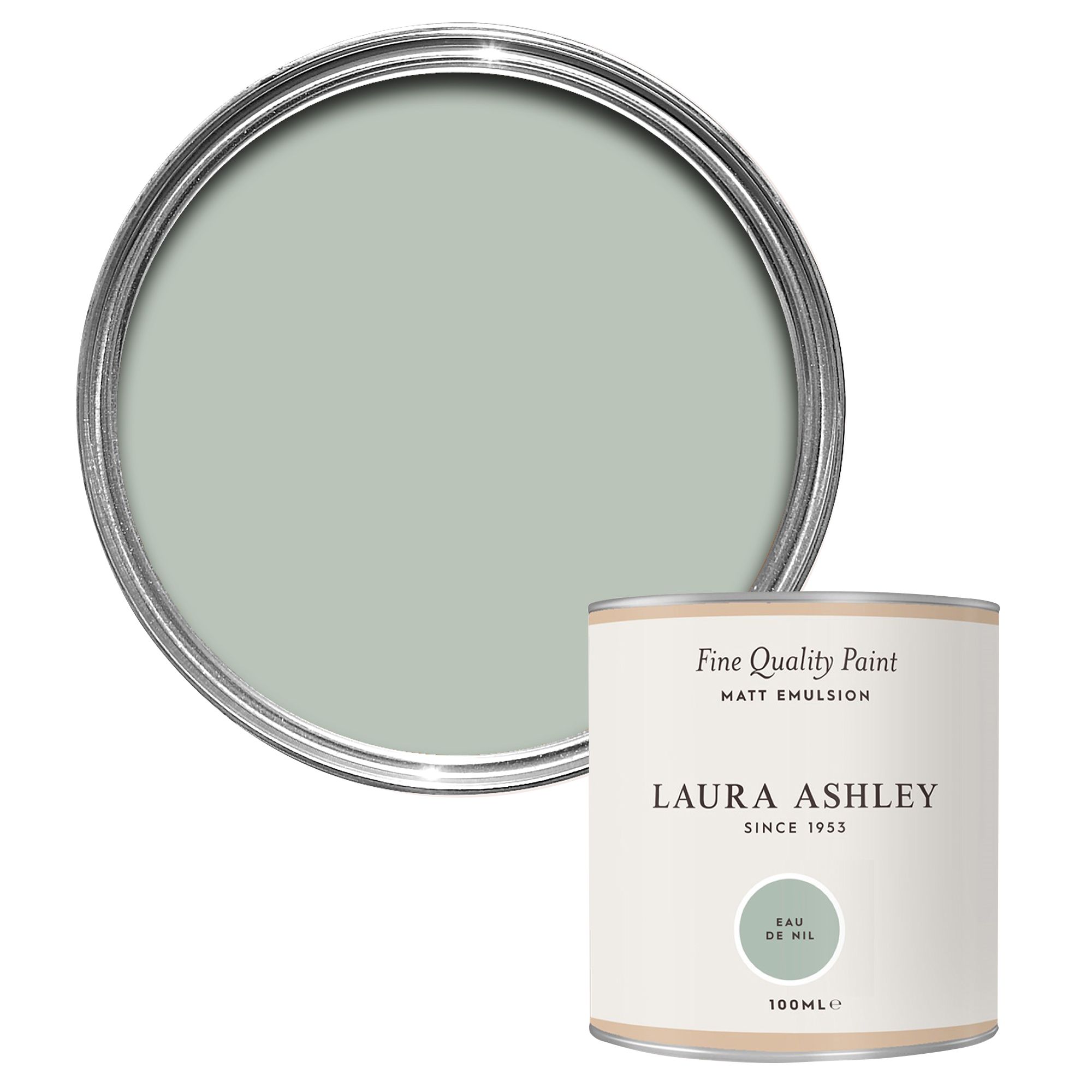 Laura Ashley Eau De Nil Matt Emulsion paint, 100ml