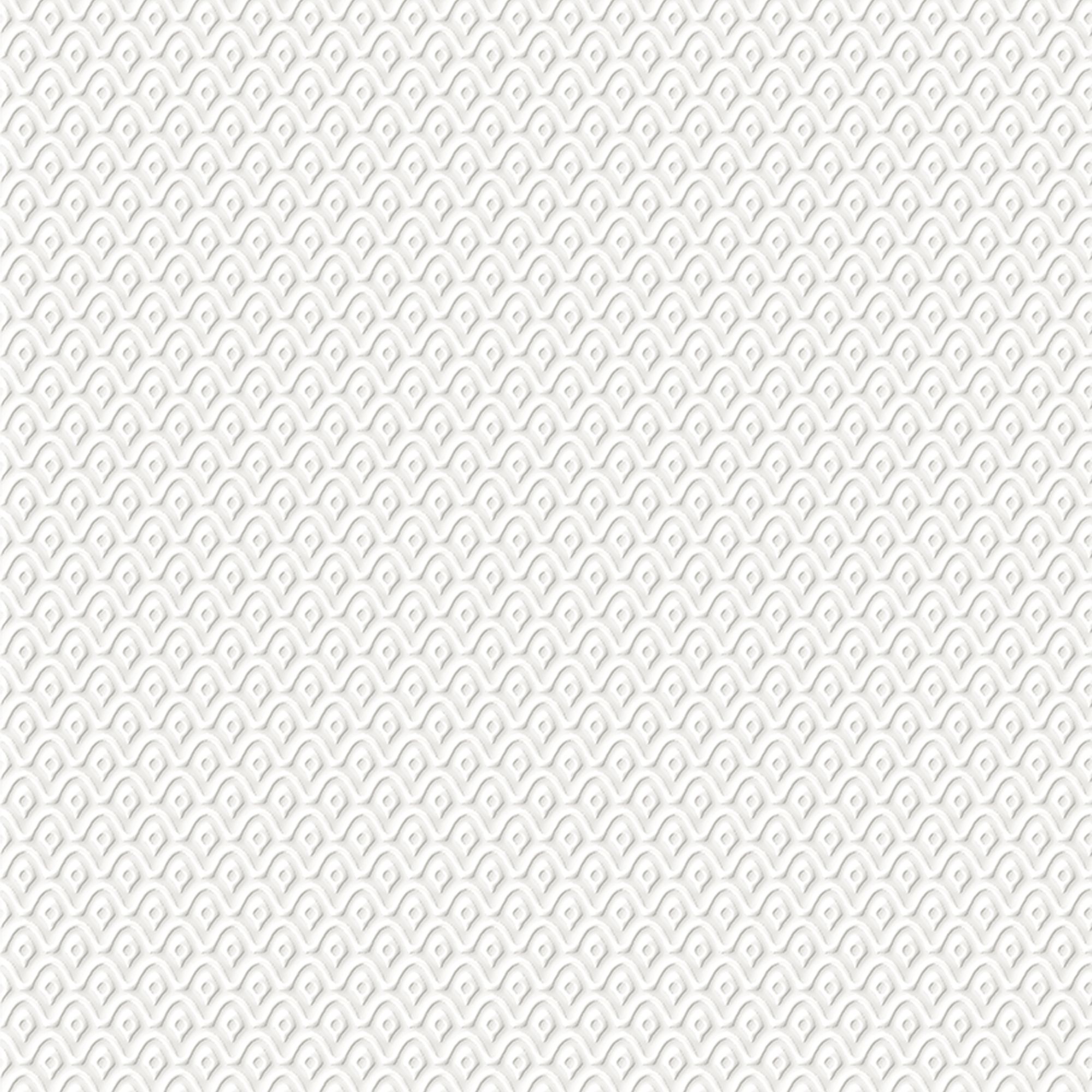 Laura Ashley Edern White Paintable Textured Wallpaper