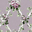 Laura Ashley Elwyn Grape Floral Smooth Wallpaper