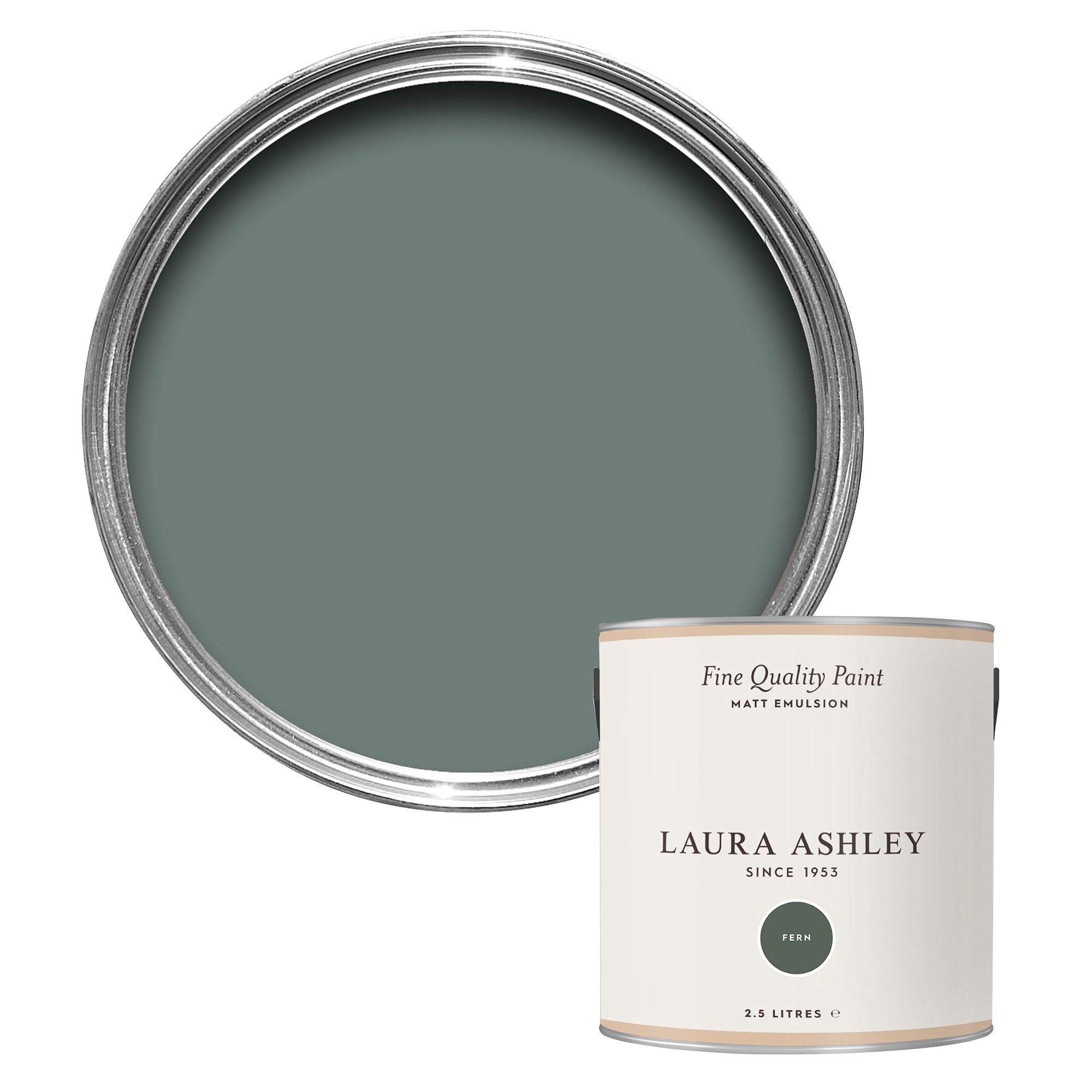 Laura Ashley Fern Matt Emulsion paint, 2.5L