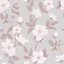 Laura Ashley Fleurir Sugared violet Floral Smooth Wallpaper Sample