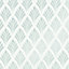 Laura Ashley Florin Duck egg Geometric Smooth Wallpaper Sample