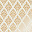 Laura Ashley Florin Gold effect Geometric Smooth Wallpaper Sample