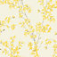 Laura Ashley Forstyhia Sunshine Floral Smooth Wallpaper Sample