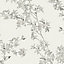 Laura Ashley Forsythia Steel Floral Smooth Wallpaper