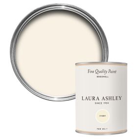 Laura Ashley Ivory Eggshell Emulsion paint, 750ml