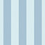 Laura Ashley Lille Blue Stripe Smooth Wallpaper Sample