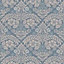 Laura Ashley Margam Blue Classical Smooth Wallpaper Sample