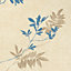Laura Ashley Mari Gold Floral Smooth Wallpaper