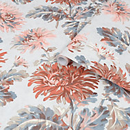 Laura Ashley Maryam Crimson Floral Smooth Wallpaper