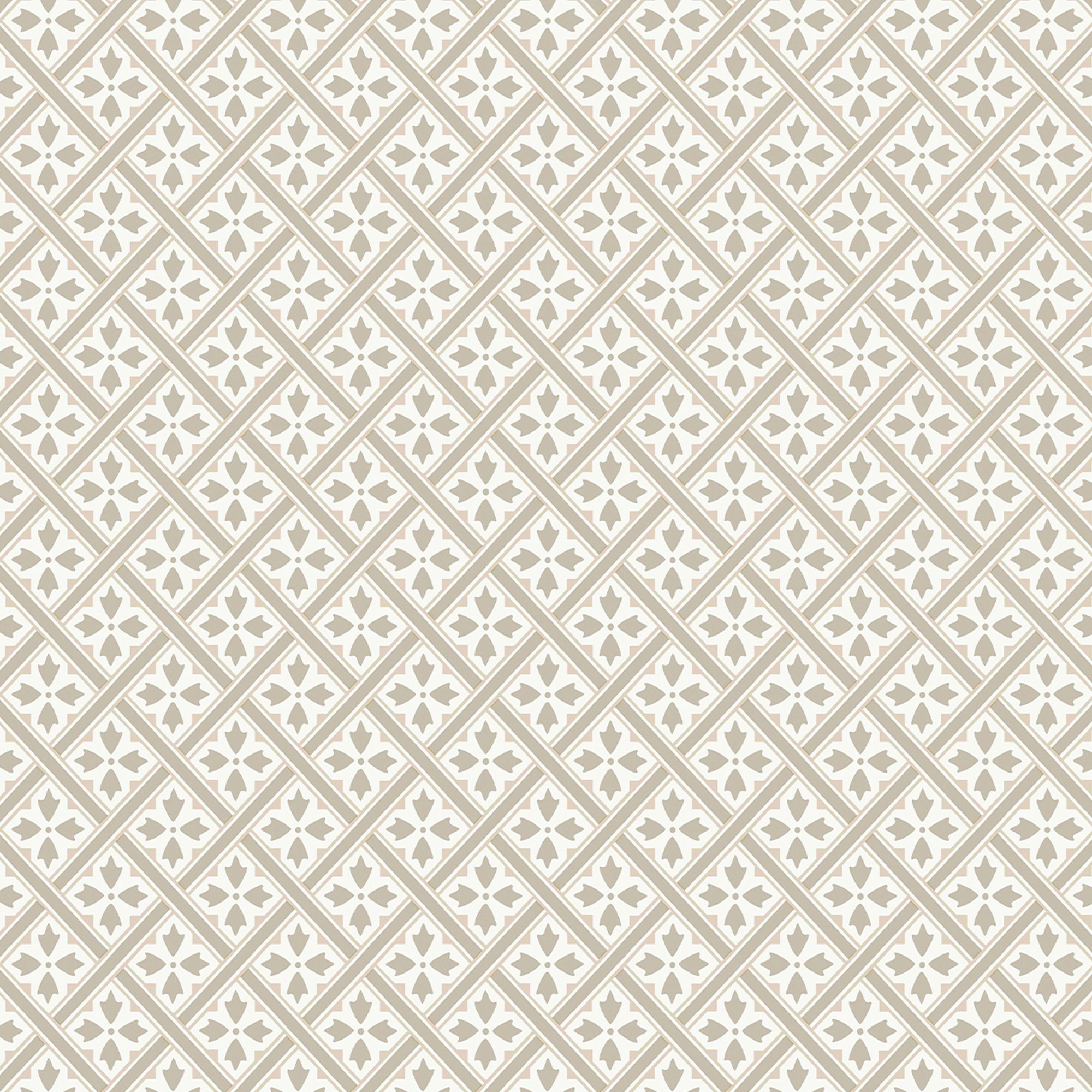 Laura Ashley Mr Jones Dove grey Geometric Smooth Wallpaper