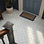 Laura Ashley Mr Jones Seaspray Blue Matt Patterned Cement tile effect Ceramic Wall & floor tile, Pack of 11, (L)300mm (W)300mm
