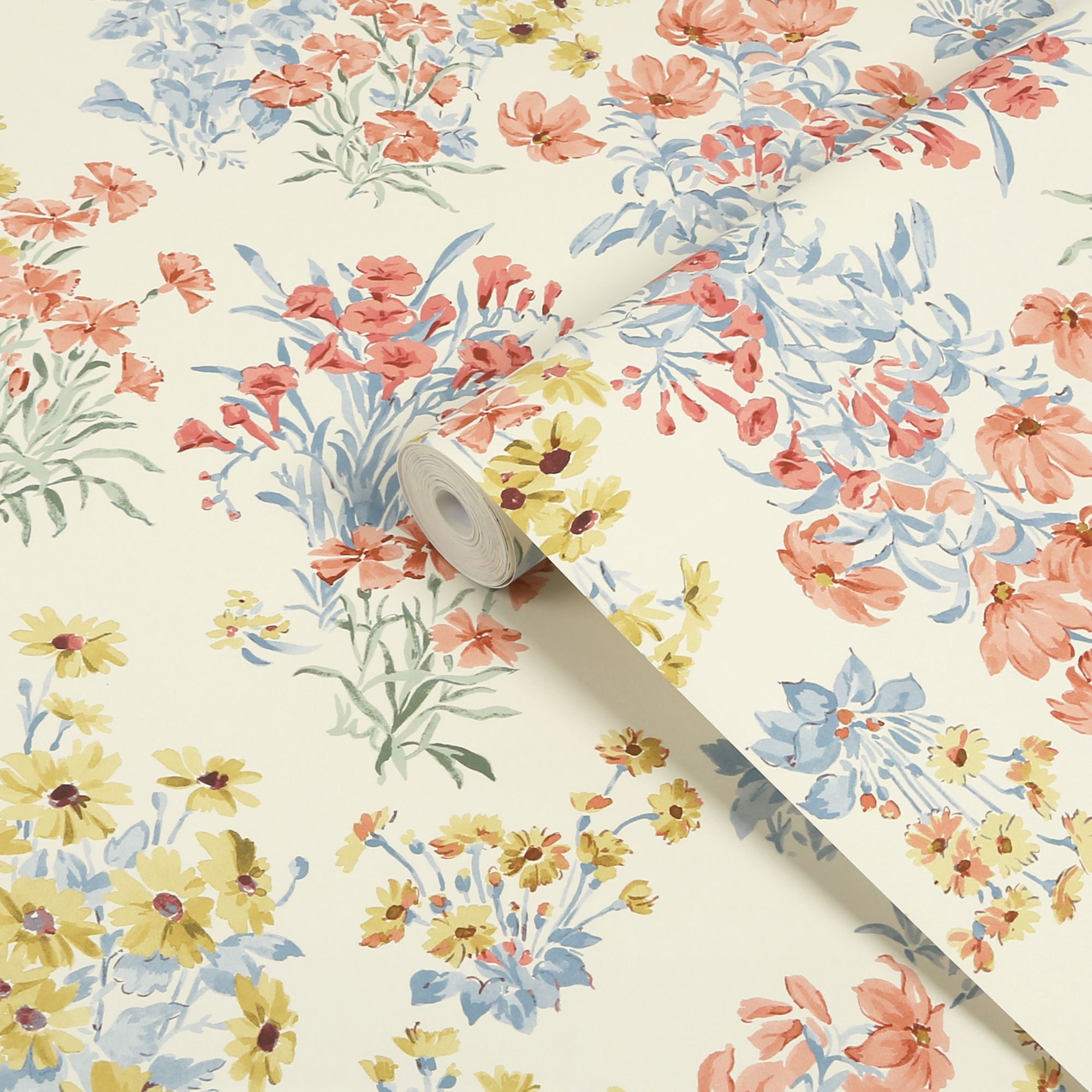 Laura Ashley Multicolour Megan Smooth Wallpaper