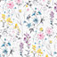 Laura Ashley Multicolour Wild meadow Smooth Wallpaper Sample