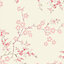 Laura Ashley Oriental Blush Blossom Smooth Wallpaper Sample