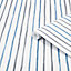 Laura Ashley Painterly Stripe Blue, Grey & White Kids Smooth Wallpaper