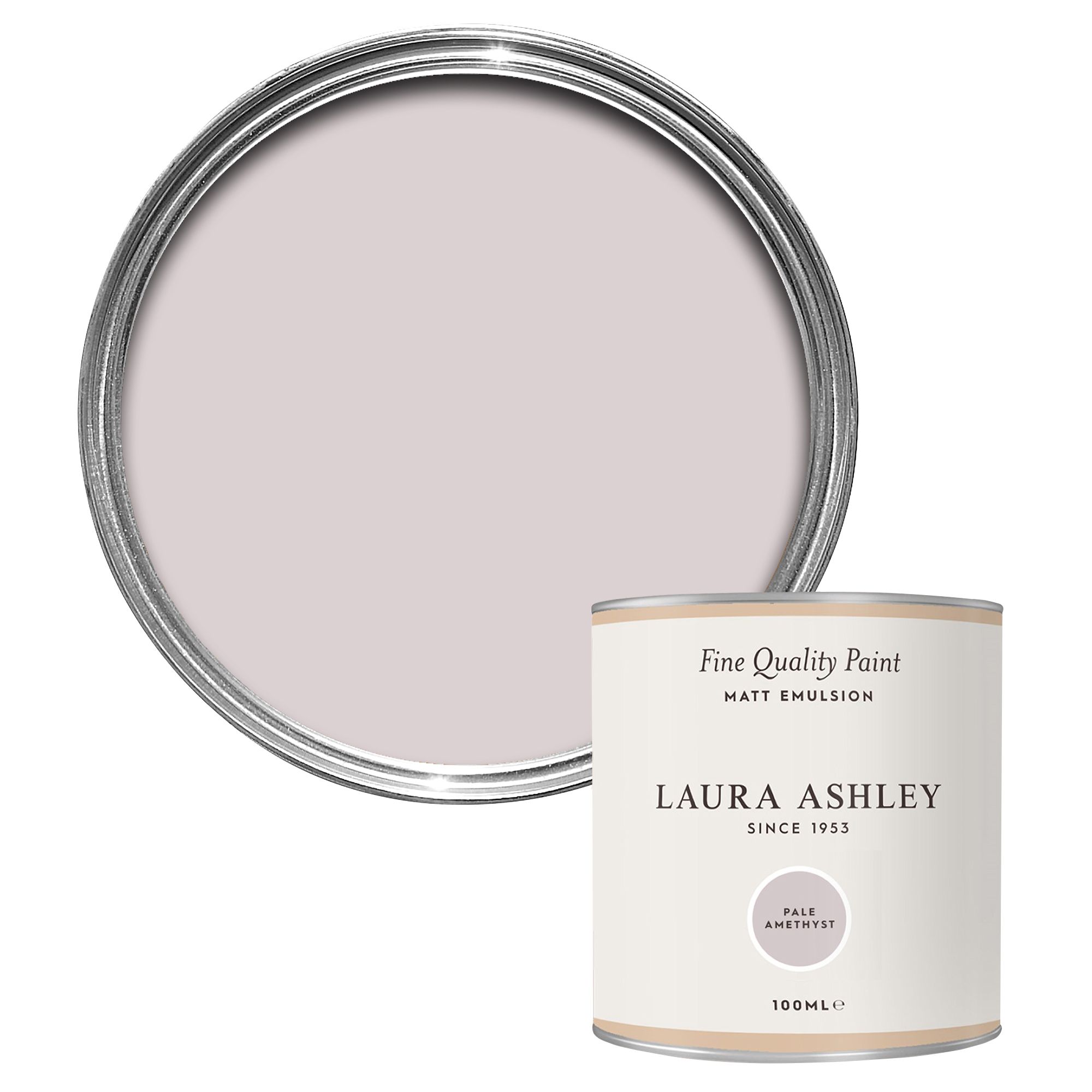 Laura Ashley Pale Amethyst Matt Emulsion paint, 100ml