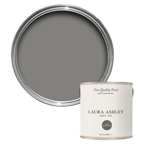 Laura Ashley Pale Charcoal Matt Emulsion paint, 2.5L