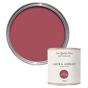 Laura Ashley Pale Cranberry Matt Emulsion paint, 100ml
