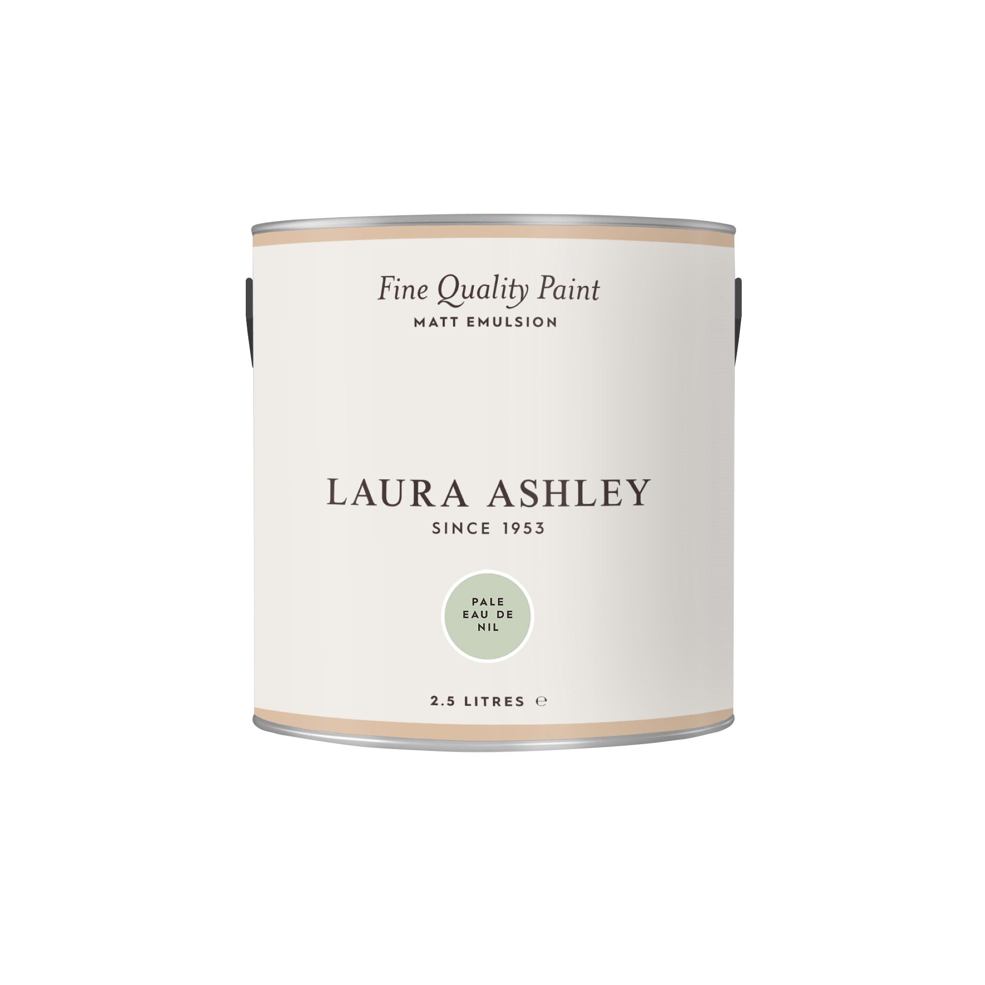 Laura Ashley Pale Eau De Nil Matt Emulsion paint, 2.5L